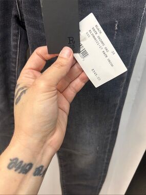 R13 Washed Black Skinny Jeans - Men's Slim Cut